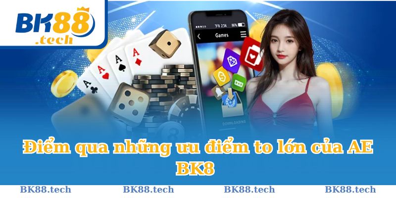 Đa dạng phòng chơi cho các bet thủ tại AE Sexy BK8 